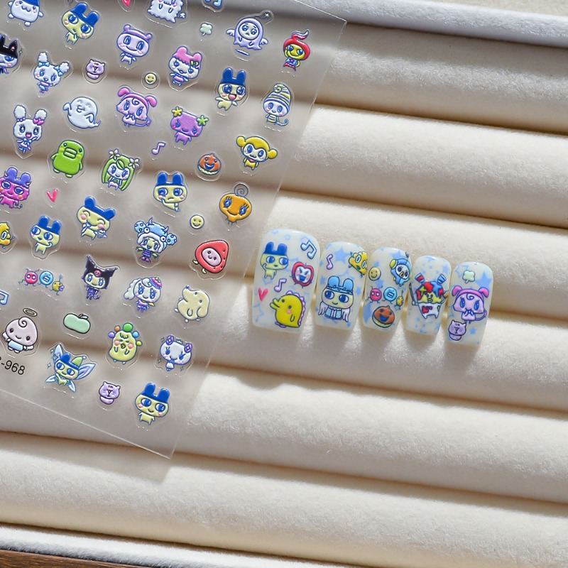 Bandai Model Tamagotchi - Nouveaux autocollants électroniques pour animaux de
