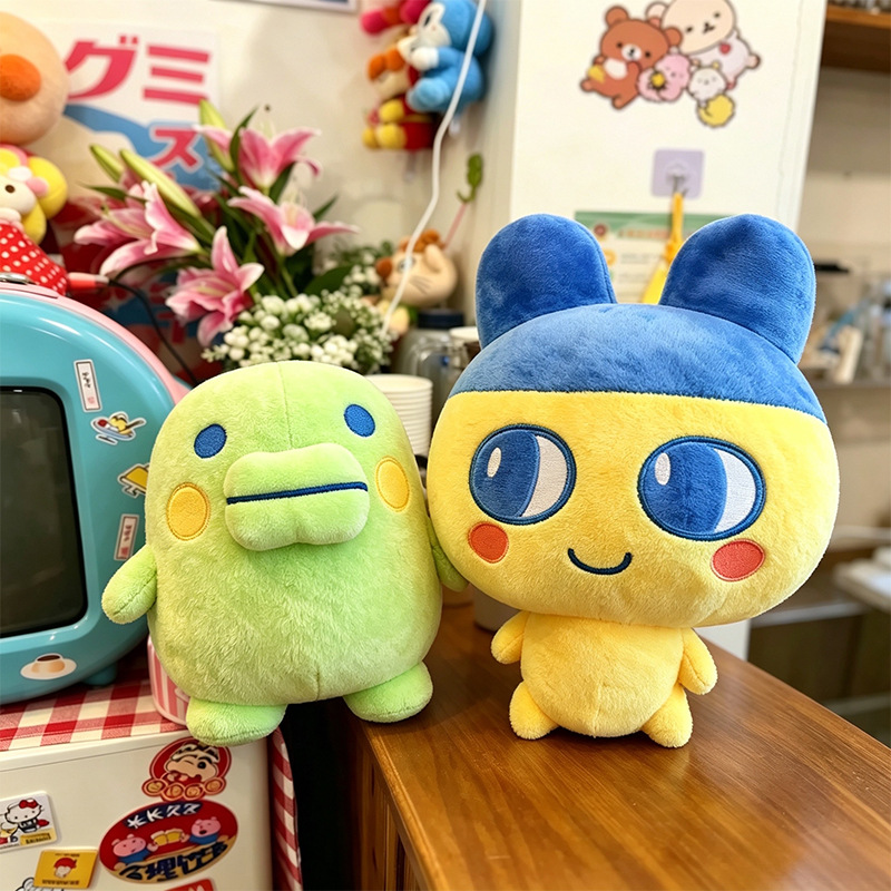 Bandai Model Tamagotchi - Ensemble de peluches Tamagotchi Kuchipatchi Mametchi,