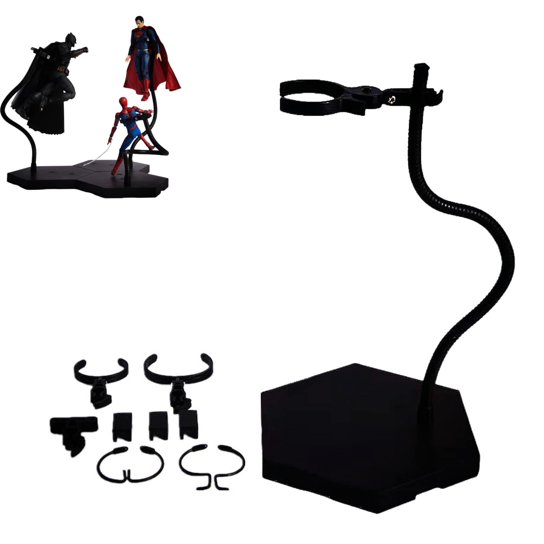 Action Figure Stand - Supports d'affichage réglables pour figurines d'action,