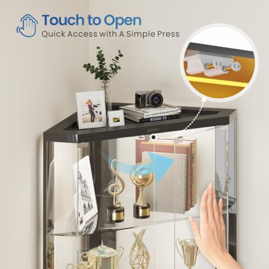 Vitrine d'angle avec éclairage - Display Case Acrylic avis et prix