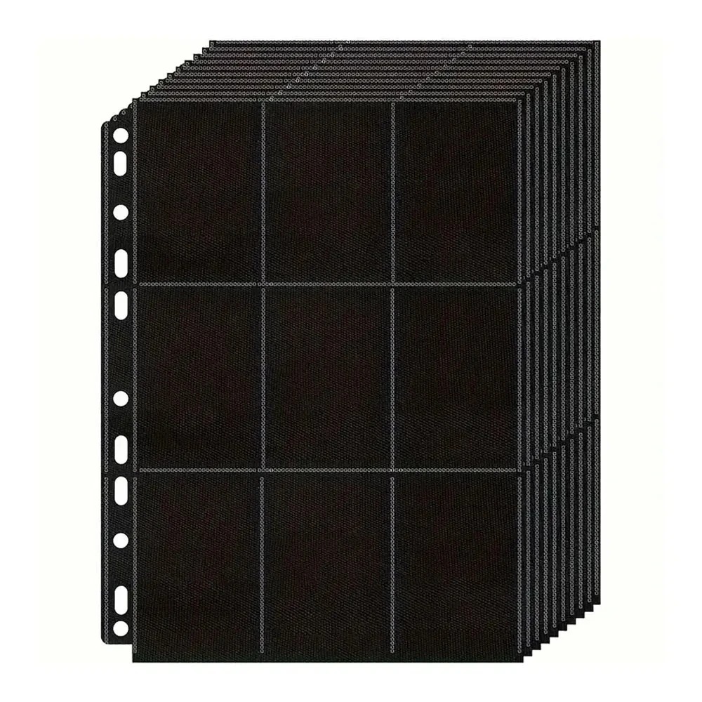 Lot de 10 pochettes noires A4  - Trading Card Binder avis et prix