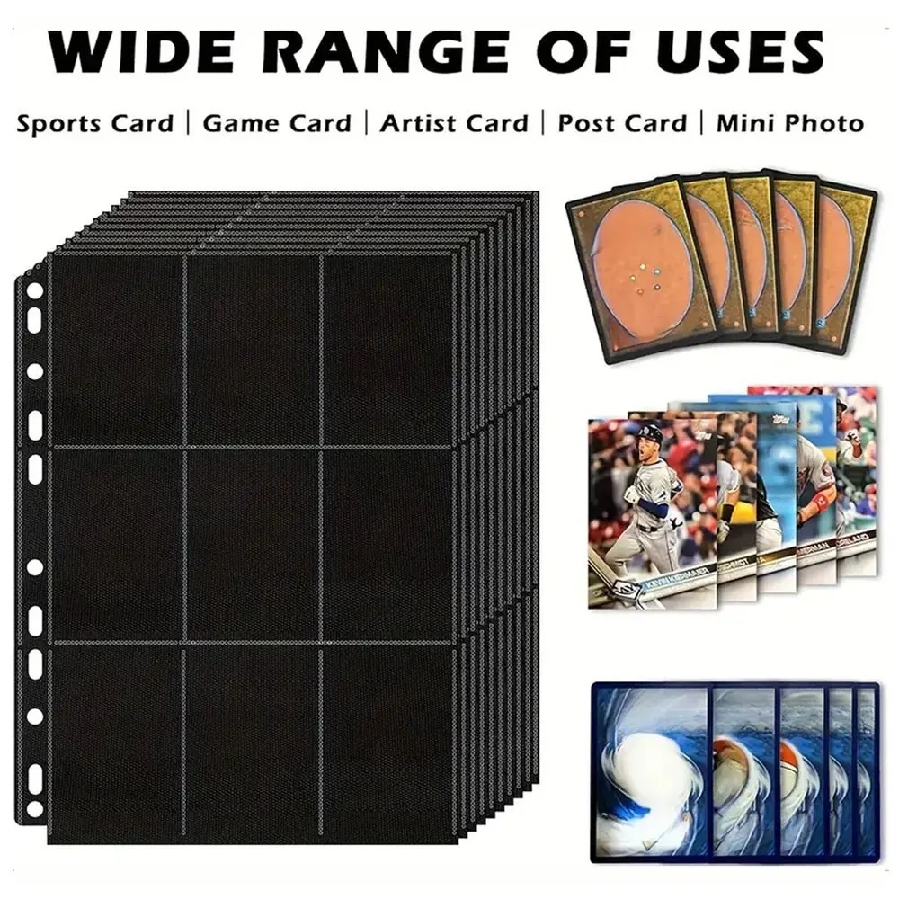 Lot de 10 pochettes noires A4  - Trading Card Binder avis et prix